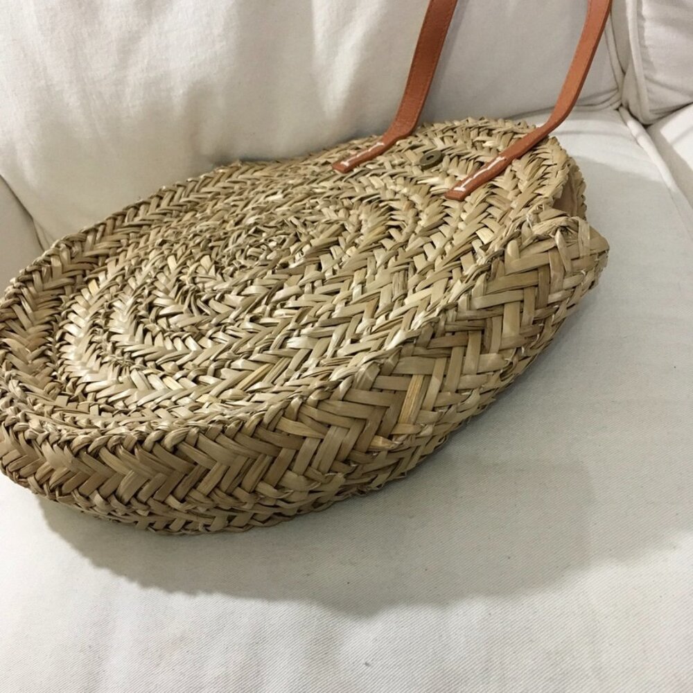 Universal Thread Jute Straw Round Shoulder Bag - Picture 7 of 7